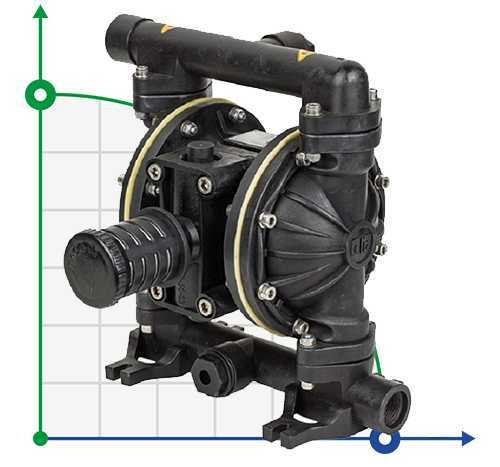 Насос пневматический мембранный DP 11 PB/T