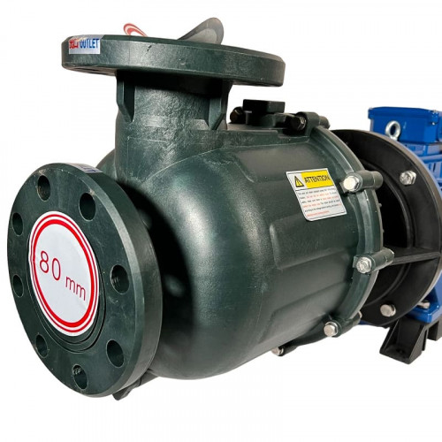 Plastic pump for chemistry QHB-G-75102EAL-SSH5V38AGABS-3801, GFRPP, 5.5kW, 380V, centrifugal self-priming