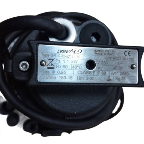 Погружний насос Dreno GRIX 32-2/110 M з системою подрібнення