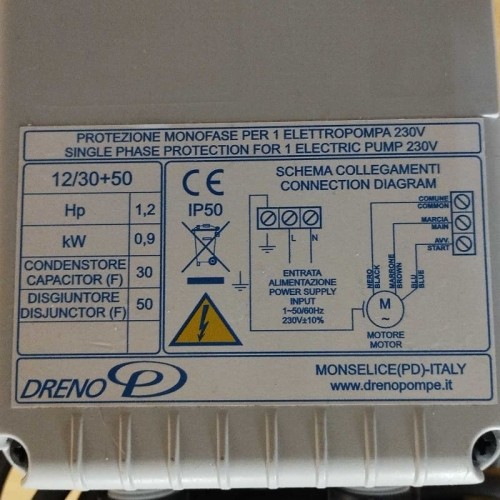 Погружний насос Dreno GRIX 32-2/110 M з системою подрібнення