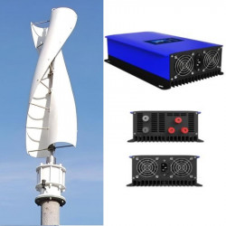 Aerogenerador en espiral RX-SV5000 5 kW 220 V, regulador inversor de red 5 kW 220 V