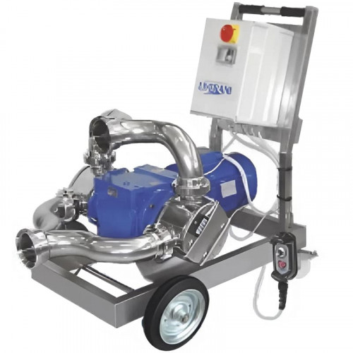 Импеллерный насос LIVERANI INV MAXI Double 2Q NR TF 7,5 кВт, 50-470 об/мин, 380В с частотником, пультом дистанционного управления (15 м), на тележке