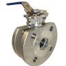 DN32 Stainless ball valve flanged monoblock AISI 304, PTFE seat