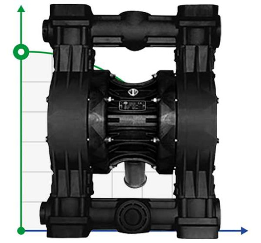 RUBY 081V-P-TVT-T насос пневматический мембранный