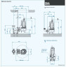 Submersible pump Dreno DNA 50-2/056 T with Vortex impeller