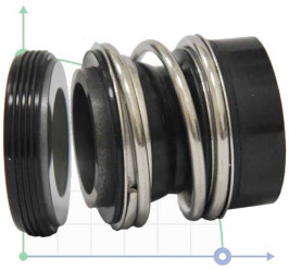 Mechanical shaft seal R-MG12 16, SIC/SIC, VITON, 304, G6