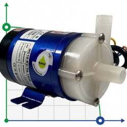 Hermetische Pumpe mit Magnetkupplung FLUIMAC MINI COMPASS MC 10 PVDF, 6 W, 220 V