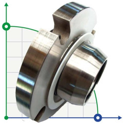 Uszczelnienie kasetowe R-ZF 38, SIC/SIC, VITON, 304