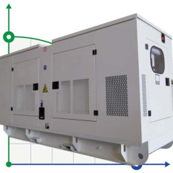 Промышленный дизельный генератор XHYP-1600GF с ATS, двигатель Perkins 2000kVA, 1600kW, 380V/50HZ закрытого типа