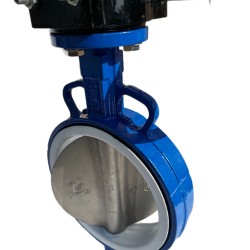 PN6 DN200 Butterfly valve, cast iron body, disc AISI 304, Seat: PTFE