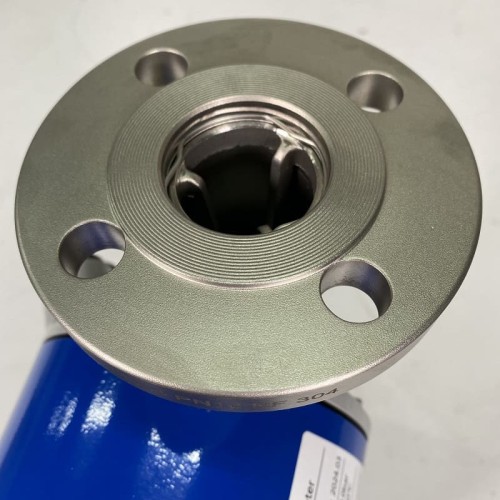 DN25 Расходомер ротаметр из нержавеющей стали KLZZ PN6 (liquid Alcohol mixture C2H5OH 30%), 0.4-4.0 m3/h, 4-20mA, Ex