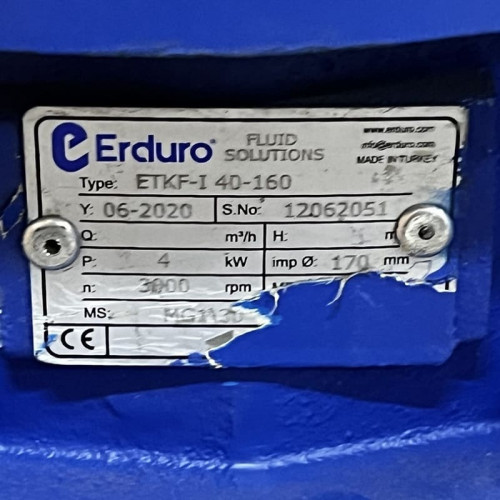 BTKF-I 40-160, 3 kW Pumpenteil inline (3000)