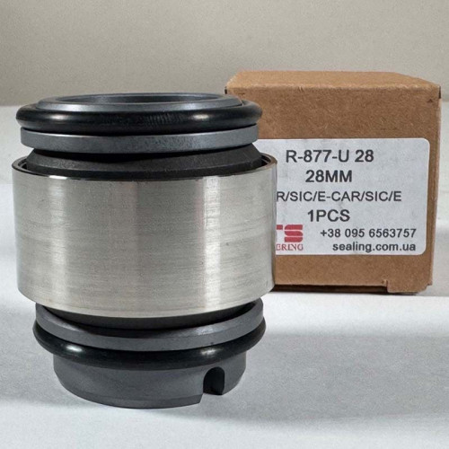Garniture mécanique R-877-U 28, CAR/SIC/CAR/SIC, EPDM, 304 pour pompe CSF INOX CS32, CS40, CS50, CS65