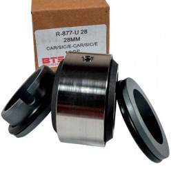 Sello mecánico R-877-U 28, CAR/SIC/CAR/SIC, EPDM, 304 para bombas CSF INOX CS32, CS40, CS50, CS65