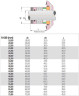 Dichtung mit Metallbalg R-680 60, SIC/SIC, VITON, AM350/316