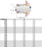 Dichtung mit Metallbalg R-680 60, SIC/SIC, VITON, AM350/316