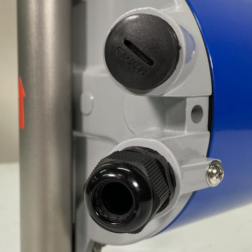 DN25 Расходомер ротаметр из нержавеющей стали KLZZ PN16 (liquid Alcohol mixture C2H5OH 92%), 17-170 l/h, 4-20mA, Ex