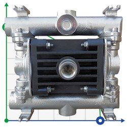 RUBY 010S-P-NTSS-T насос пневматический мембранный