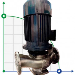 IHG BGLH 80-315C (41/85), 22kW, 2880 - насос ин-лайн нержавеющий