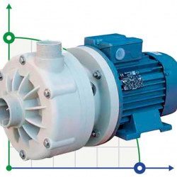 Горизонтальний відцентровий насос МВ 110, ПП, VITON LIP, A