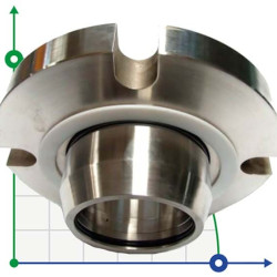 Uszczelnienie kasetowe R-ZF 45, SIC/SIC, VITON, 304