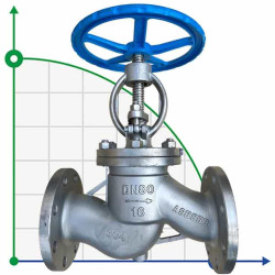 PN16 DN80 Фланцевий вентиль з нержавіючої сталі AISI 304, Seat AISI 304