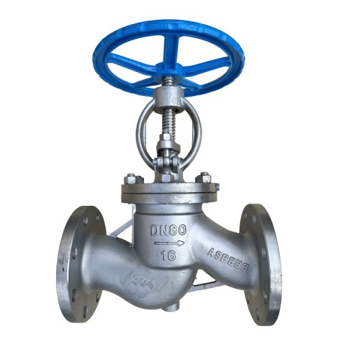 PN16 DN80 Фланцевий вентиль з нержавіючої сталі AISI 304, Seat AISI 304
