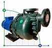 Насос химический QHB-40022 GFRPP, 360L/min, 16,5m, 380V, ABLE Motor, центробежный самовсасывающий