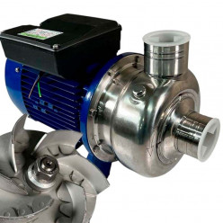 Centrifugal pump BK50D, 0.37kW, AISI 304, 220V/50Hz, 2900 with open impeller