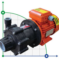 Химический насос ADM 6 PP/TF/0.35HP/2800RPM с магнитной муфтой