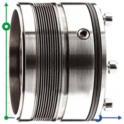 Уплотнение торцевое R-MFL WT80 80, CAR/SIC, GRAPHITE, AM350/316