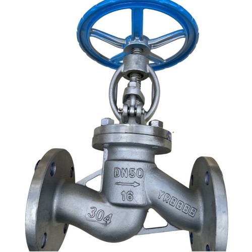 PN16 DN50 Фланцевий вентиль з нержавіючої сталі AISI 304, Seat AISI 304