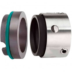 Multi-spring pump shaft seal R-58U 80, SIC/SIC, VITON, 304, BP