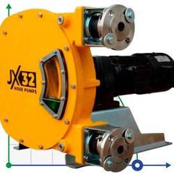 Індустріальний шланговий насос JXHIN-32-CI+SS-EPDM-P, 1.65 м3/год, 1,5 кВт, 16 бар, 380В