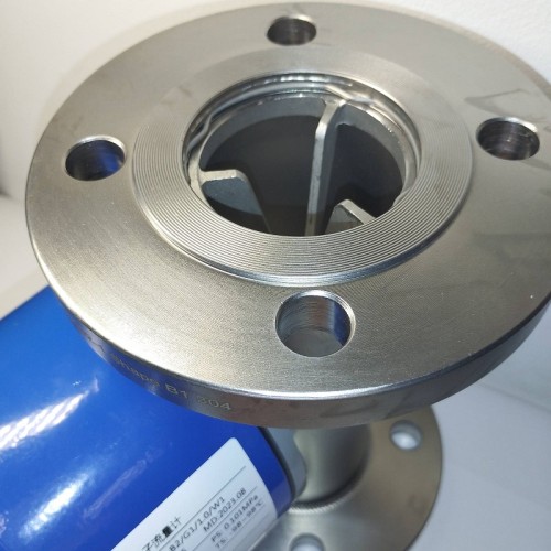 DN50 Расходомер из нержавеющей стали ротаметр KLZZ PN16 (спиртовая смесь 50%), 1000...10000 л/ч, 4-20мА, Ex