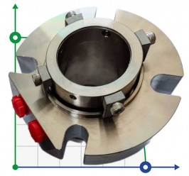 Joint à cartouche R-BED 95, SIC/SIC/CAR/SIC/VITON, M/316