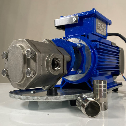 Stainless steel gear pump for methanol transfer WCB-75/380V 50Hz, 37.5 l/min, 30 m, AISI 304, 0.75 kW, 1400 rpm, Ex