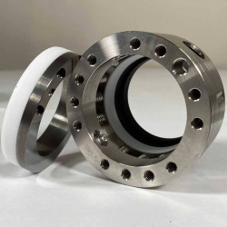 High-temperature mechanical seal R-109B 2, CAR/TC, PTFE, 304, AG