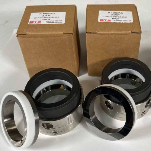 Hochtemperatur-Gleitringdichtung R-109B 2, CAR/TC, PTFE, 304, AG