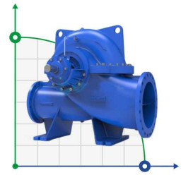 ESCE 125-350 (380) dwukierunkowa pompa wlotowa bez silnika