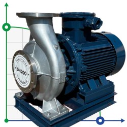 BGWHB 200-400(I)B (346/38), 55kW, 1480, Ex Stainless Steel Horizontal Pump