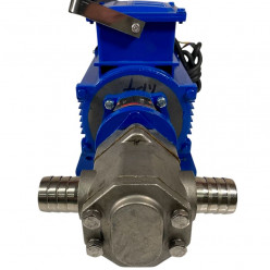 Bomba de engranajes de acero inoxidable para trasvase de aceite de motor WCB-100/380V 50Hz, 50 l/min, 30 m, AISI 304, 1,1 kW, 1400 rpm, Ex