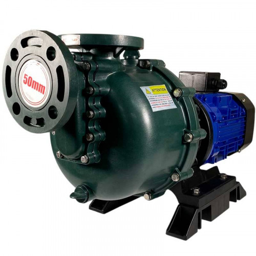 Насос перекачки серной кислоты QHB-G-50052EAL-SSH5V38AGABS GFRPP, 642L/min, 25,6m, 380V, центробежный самовсасывающий