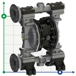 PHOENIX P400 ALU EPDM ATEX Pneumatische Membranpumpe