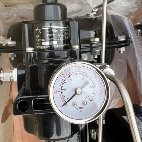 DN20 Регулирующий клапан с пневматическим приводом 10Р11Y-DNx2016Z-L122C-C (корпус CF8, седло SS304) с позиционером YT-1000, вход 4-20мА, Ex