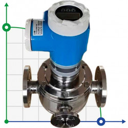 DN65 Caudalímetro de engranajes inoxidable para melaza, melazas, betún LC-TUB50K65.2/BELZ DN65, 2-12 m3/h, 2-2000 mPa.s, 4-20mA con camisa calefactora