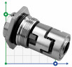 Торцеве ущільнення для Grundfos R-706H(CR) 12, CAR/CAR, VITON, 304