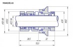 Торцеве ущільнення для Grundfos R-706H(CR) 12, CAR/CAR, VITON, 304
