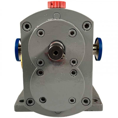 Bomba de levas para tomates y kétchup LQ3A-3-304/4/B, 0,3-0,8 m3/h, 0,3 MPa, 0,75 kW, 200-500 rpm, AISI 304 sin motor, conexión por abrazadera