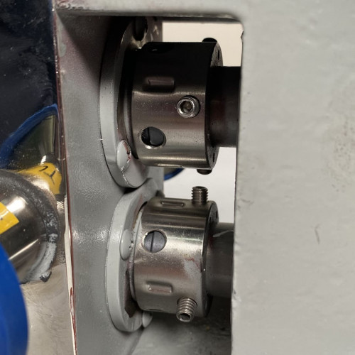 Bomba de levas para tomates y kétchup LQ3A-3-304/4/B, 0,3-0,8 m3/h, 0,3 MPa, 0,75 kW, 200-500 rpm, AISI 304 sin motor, conexión por abrazadera